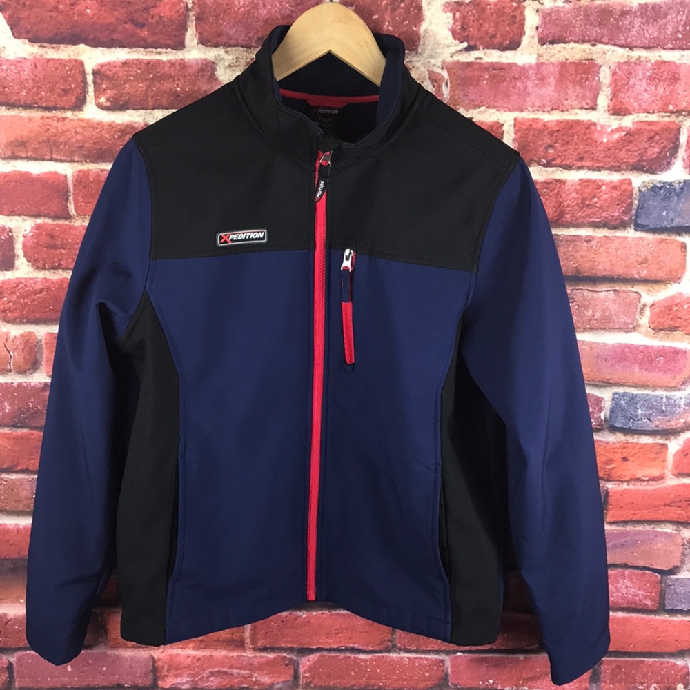 Mountain Expedition Winter Jacket Blue/Red Boys 18